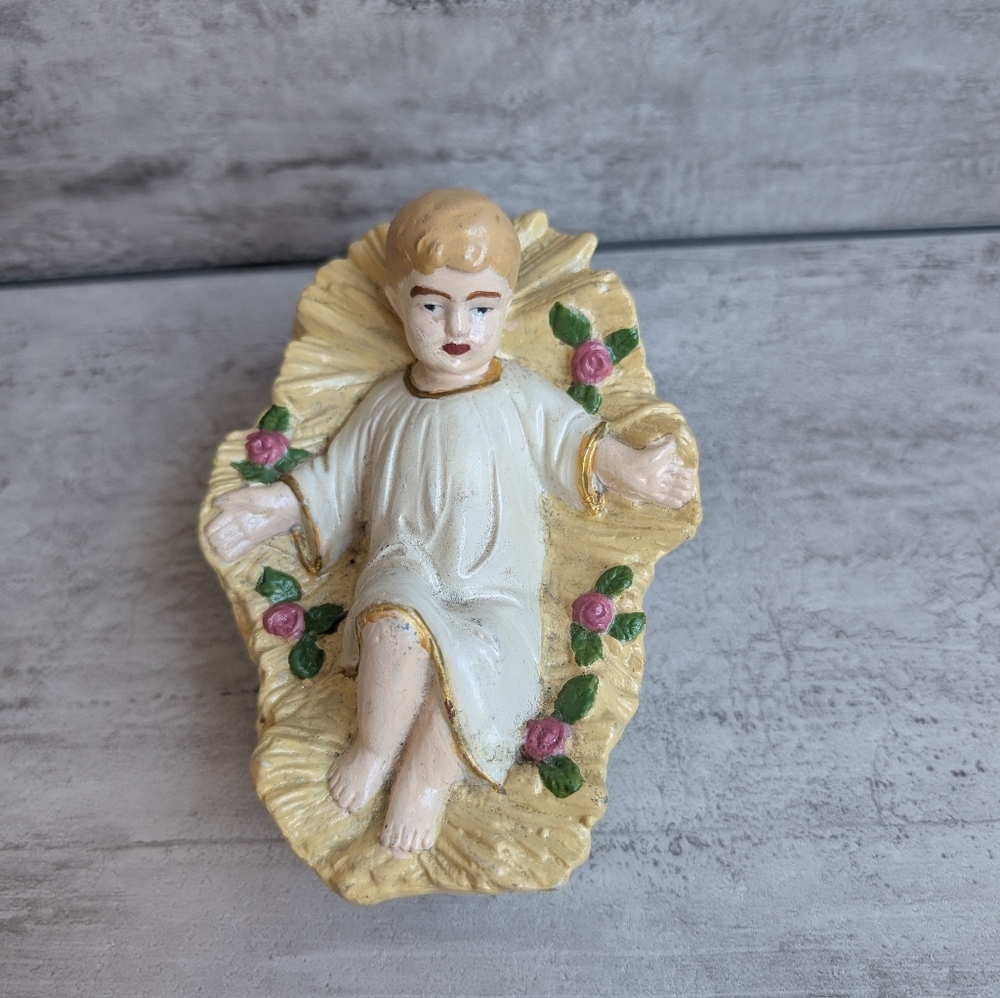 Vintage Baby Jesus 6150 Nativity Replacement Ceramic Made in Germany